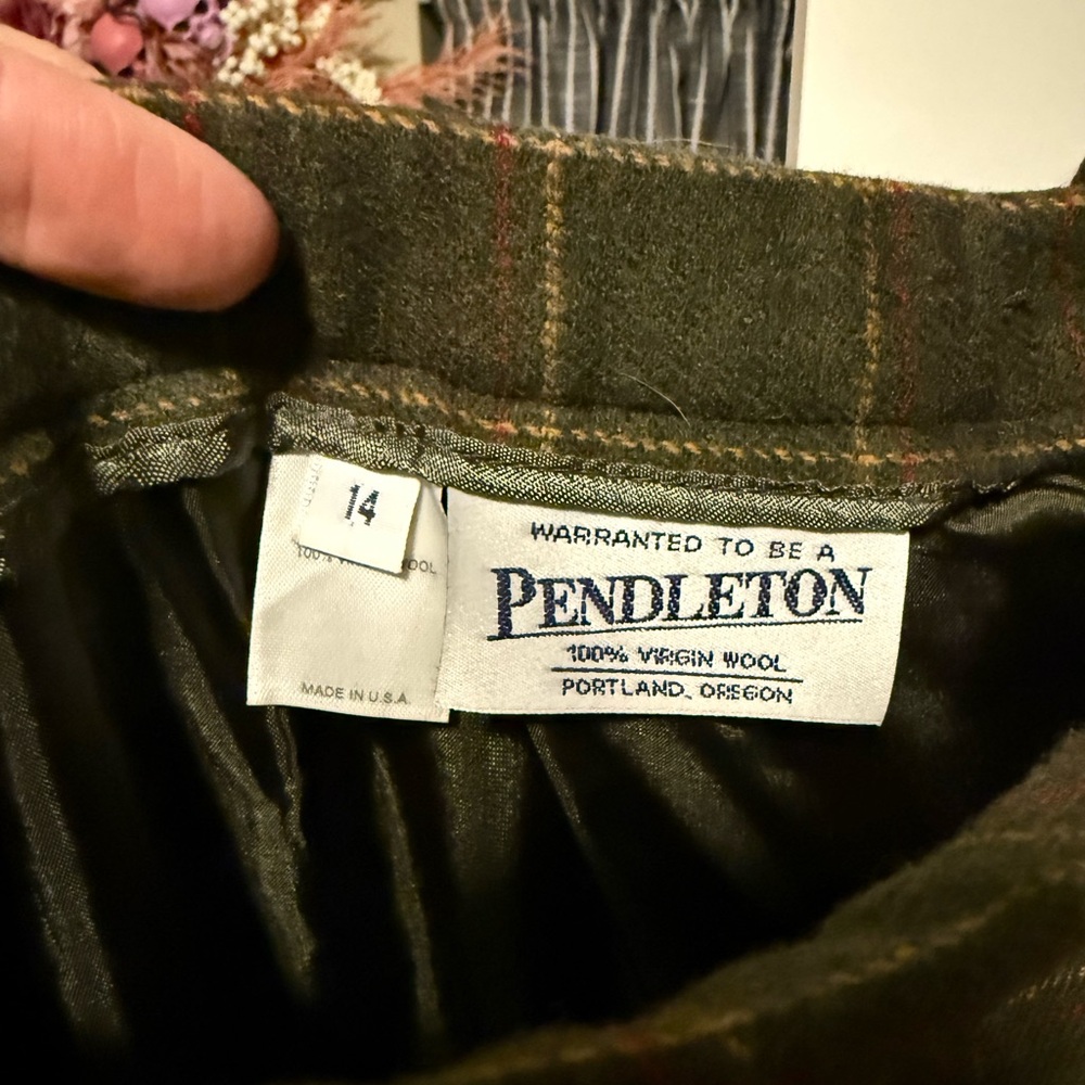 Wool Pendleton skirt - Picture 3 of 4